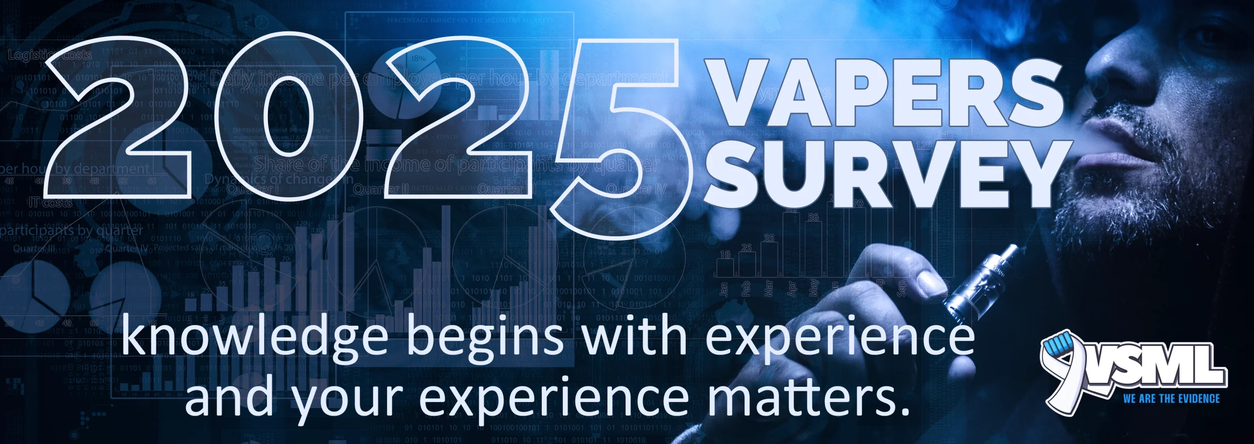 Vapers survey emphasising experience's importance.